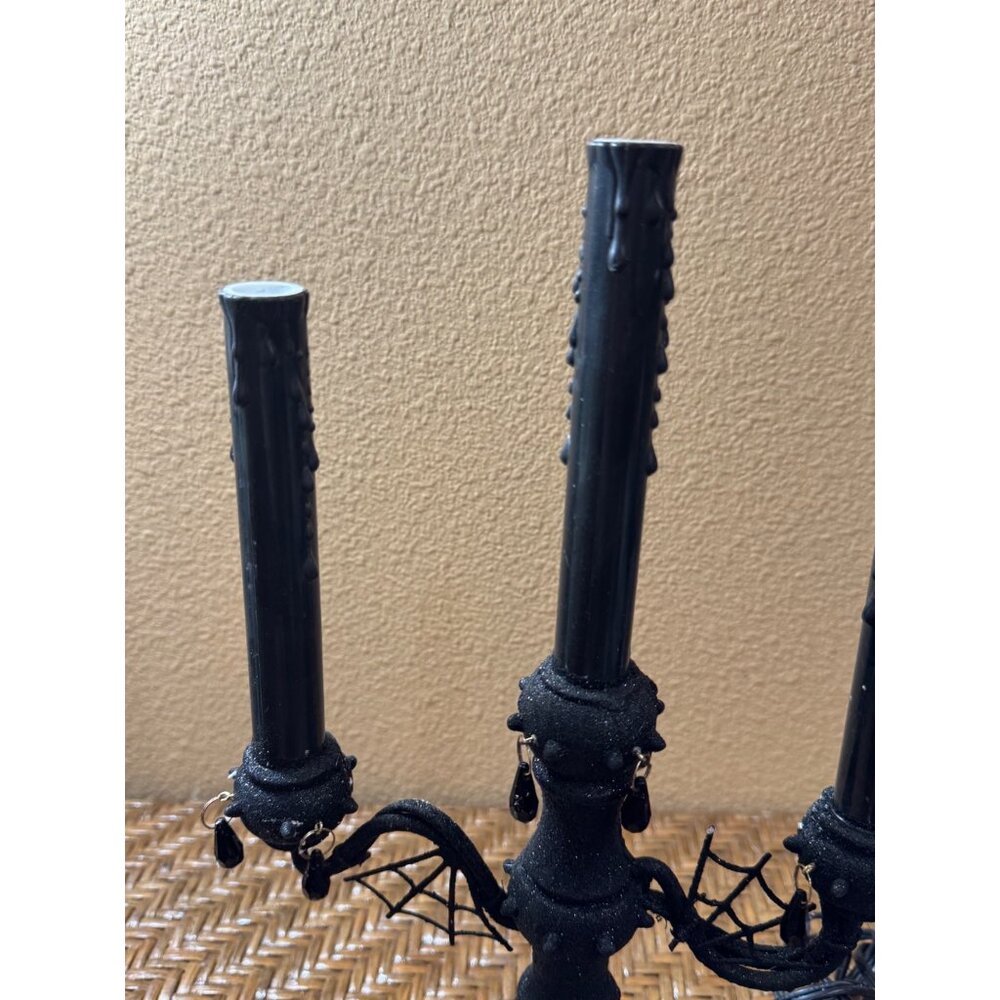 Halloween Celebrate It Candelabra Lamp With LED Flickering Candle - Picture 2 of 11